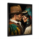 Cowboy And An Indian Woman In Love I