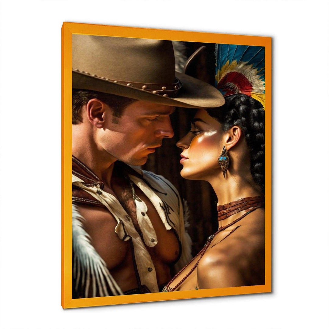Cowboy And An Indian Woman In Love III