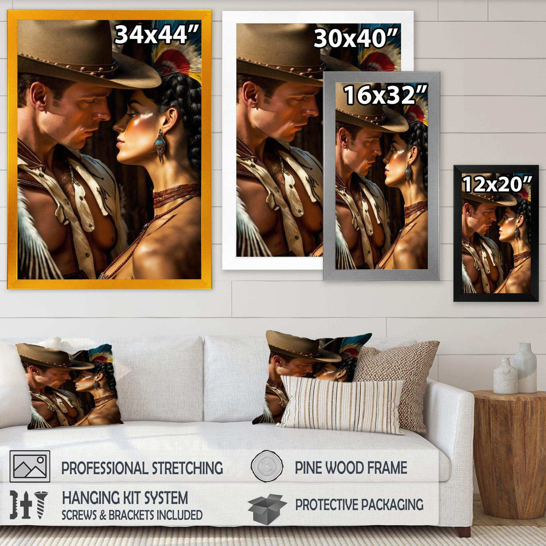 Cowboy And An Indian Woman In Love III
