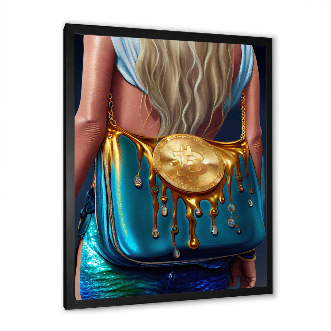 Fashion Girl Going Out Tonight With Bitcoin II