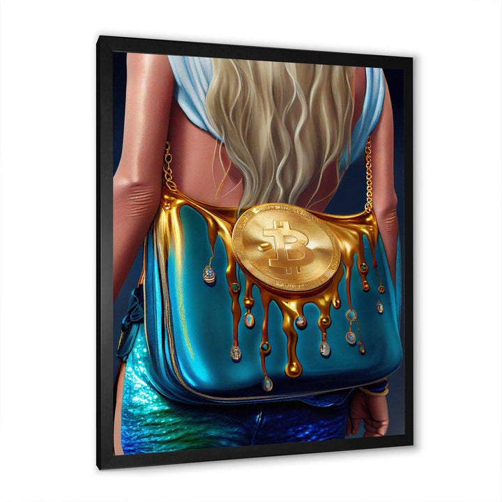 Fashion Girl Going Out Tonight With Bitcoin II