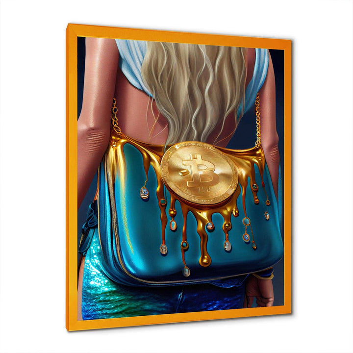 Fashion Girl Going Out Tonight With Bitcoin II
