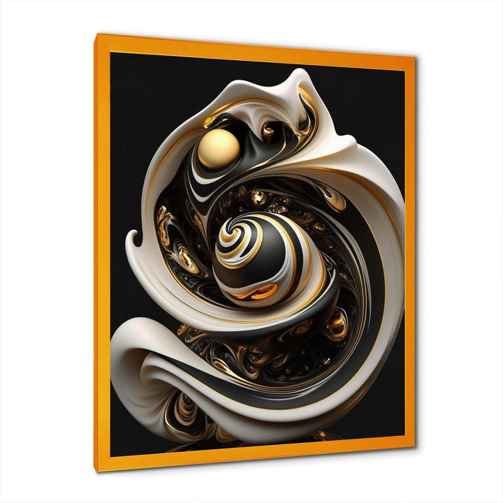 Liquid White Stained Glass V - Modern Wall Art Prints