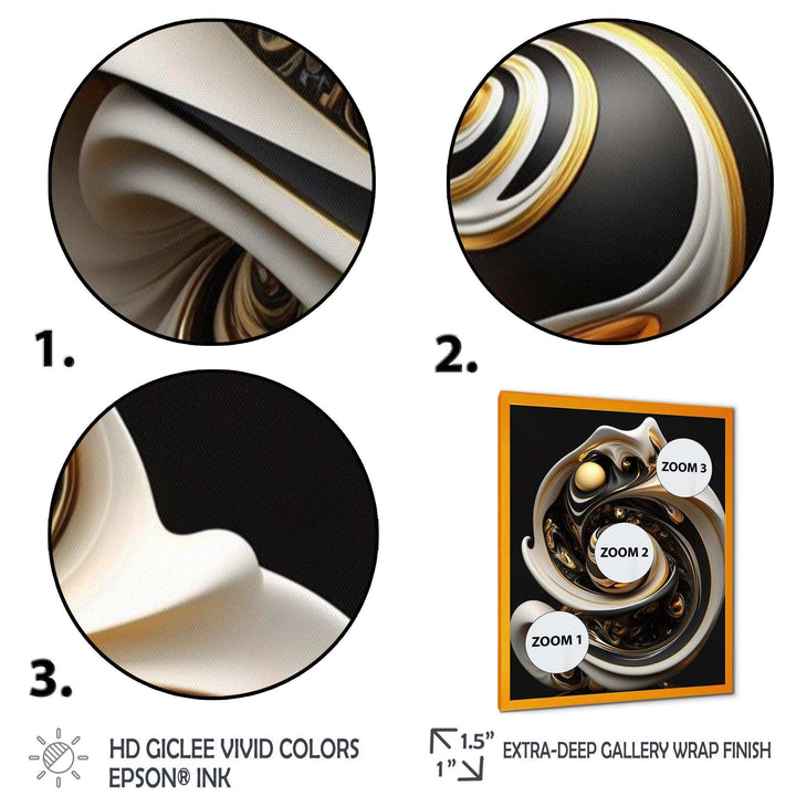 Liquid White Stained Glass V - Modern Wall Art Prints