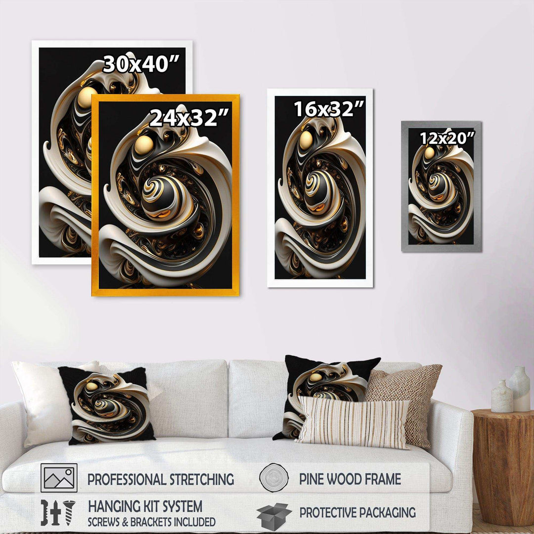 Liquid White Stained Glass V - Modern Wall Art Prints