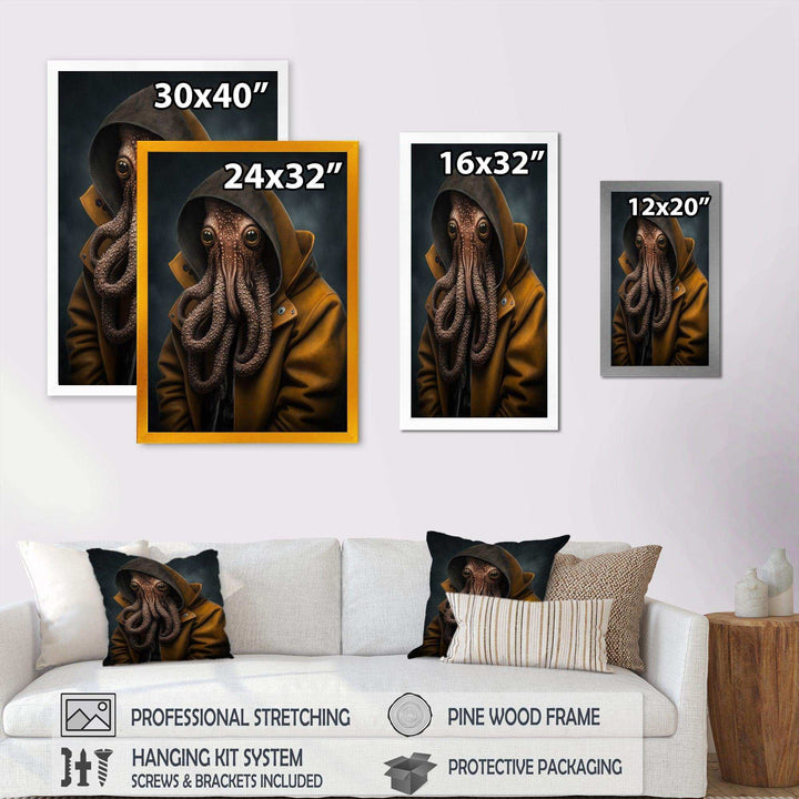 Anthropomorphic Of Octopus Portrait IV