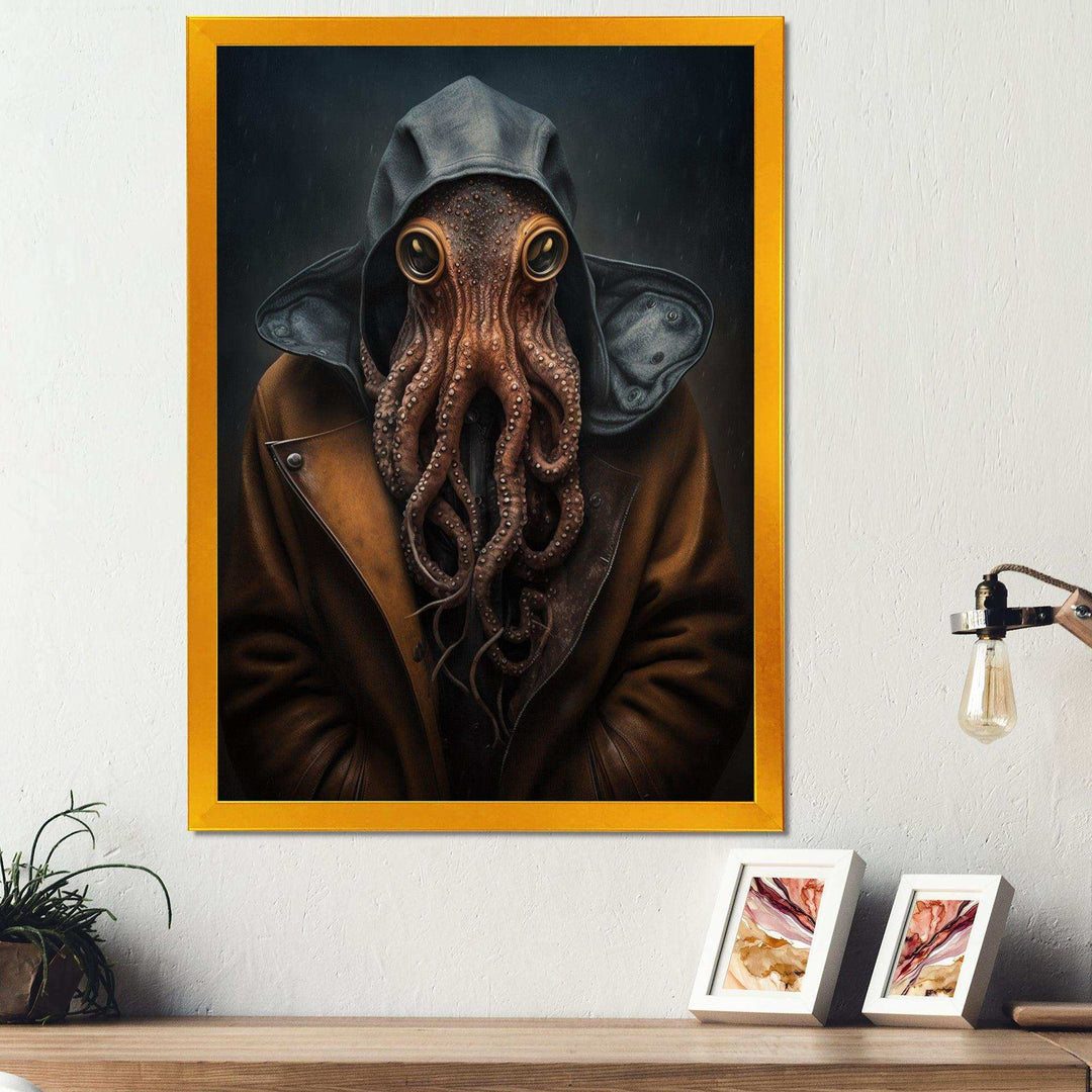Anthropomorphic Of Octopus Portrait V