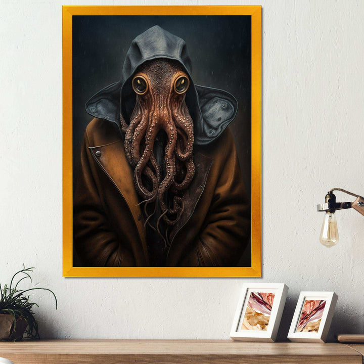 Anthropomorphic Of Octopus Portrait V