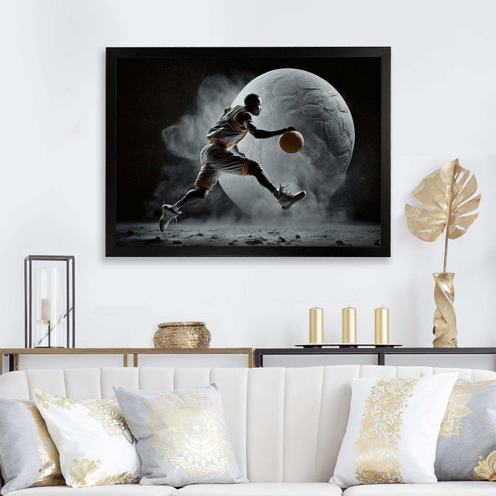 Basket Ball On The Moon