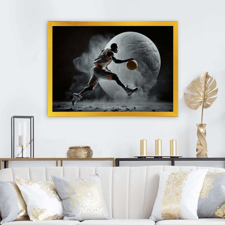 Basket Ball On The Moon