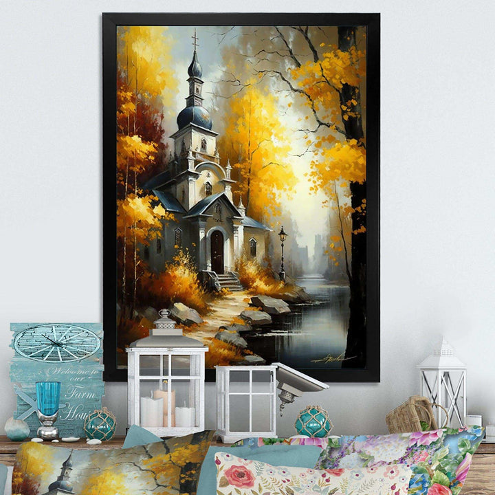Church In Forest In Autumn IV