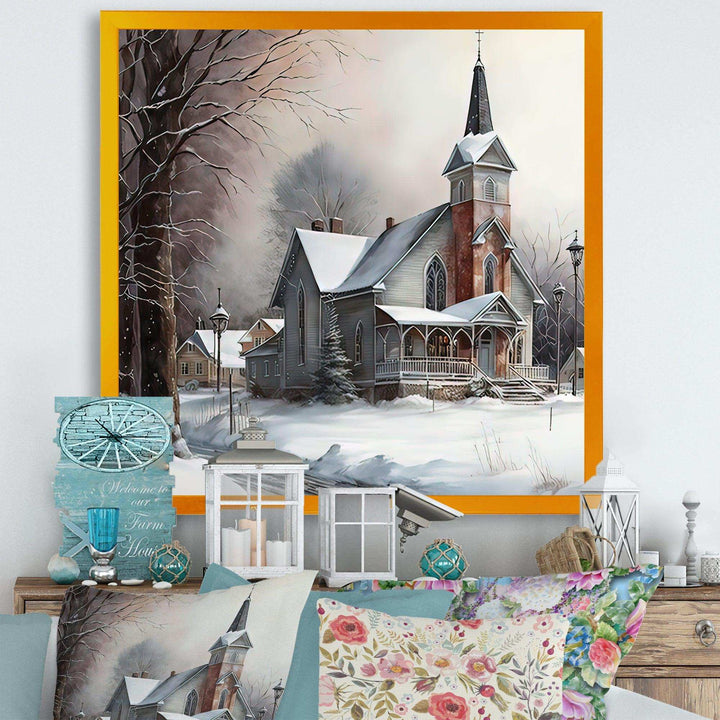 Church In Country During Winter V