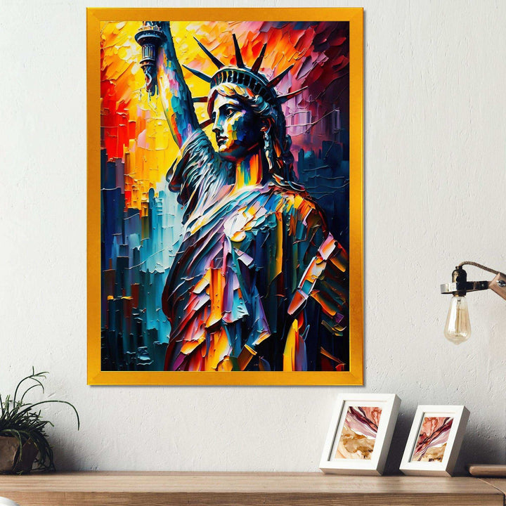 Colorful Liberty Statue II