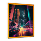 Futuristic Miami Neon Art V