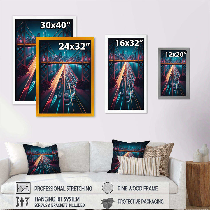 Futuristic San Francisco Neon II