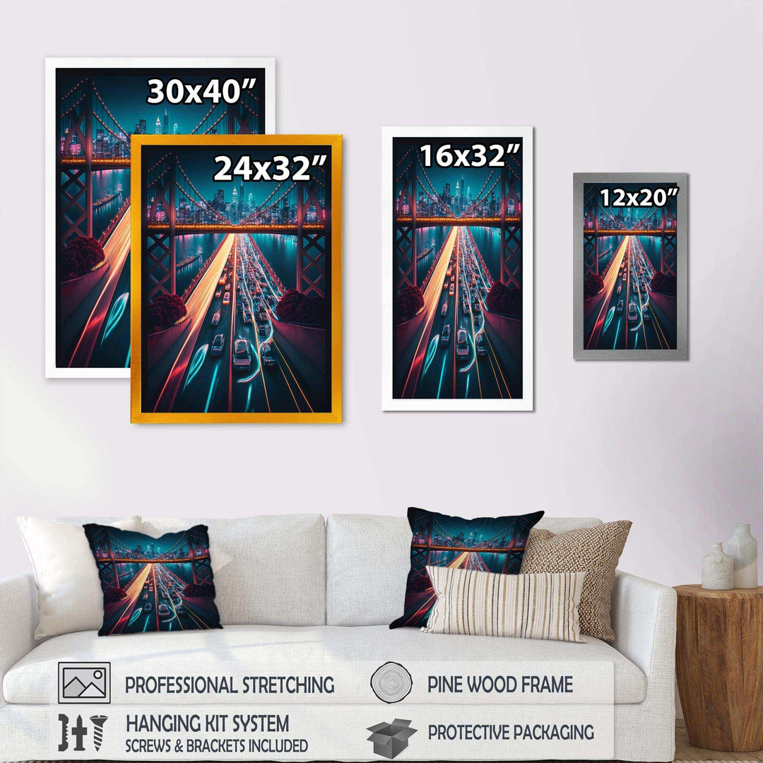 Futuristic San Francisco Neon II