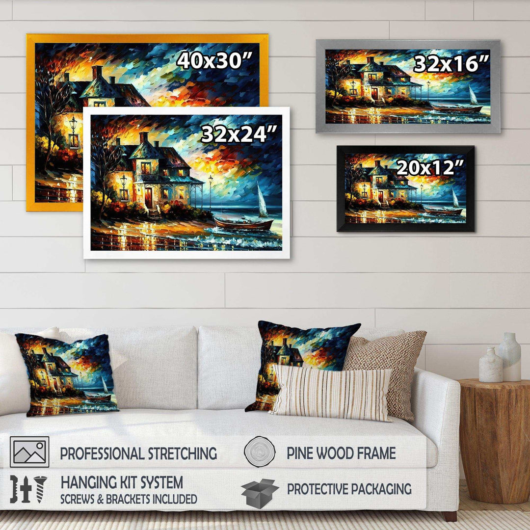 Monochome Yellow And Grey Farm I