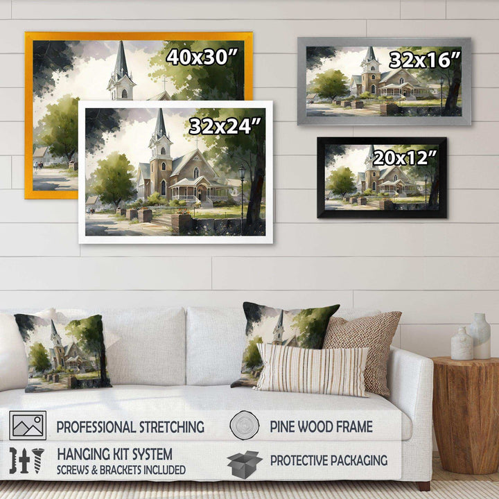Monochome Yellow And Grey Farm IV