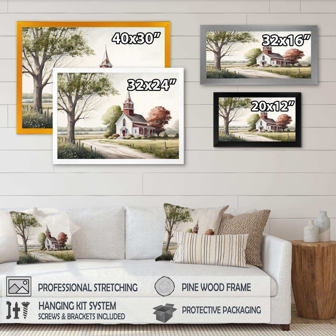 Monochome Yellow And Grey Farm VI
