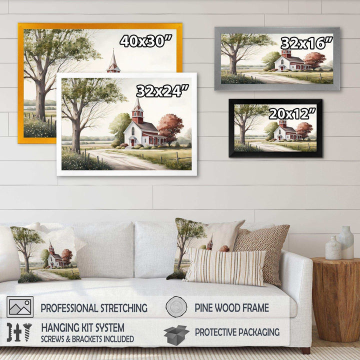 Monochome Yellow And Grey Farm VI