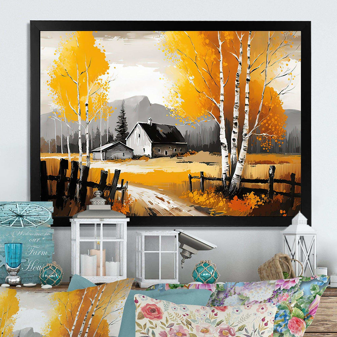 Small Cottage In Autumn I