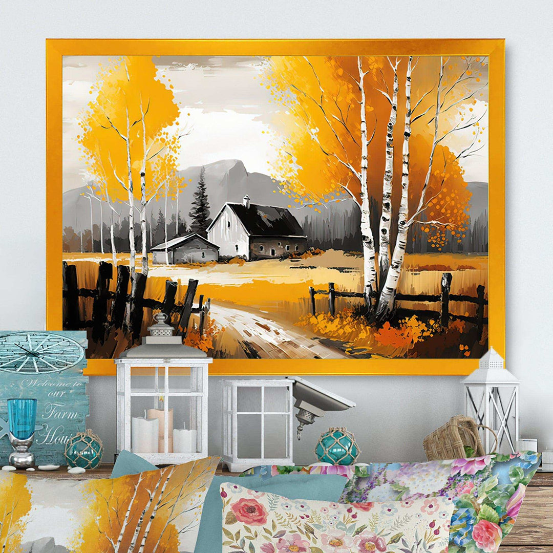 Small Cottage In Autumn I