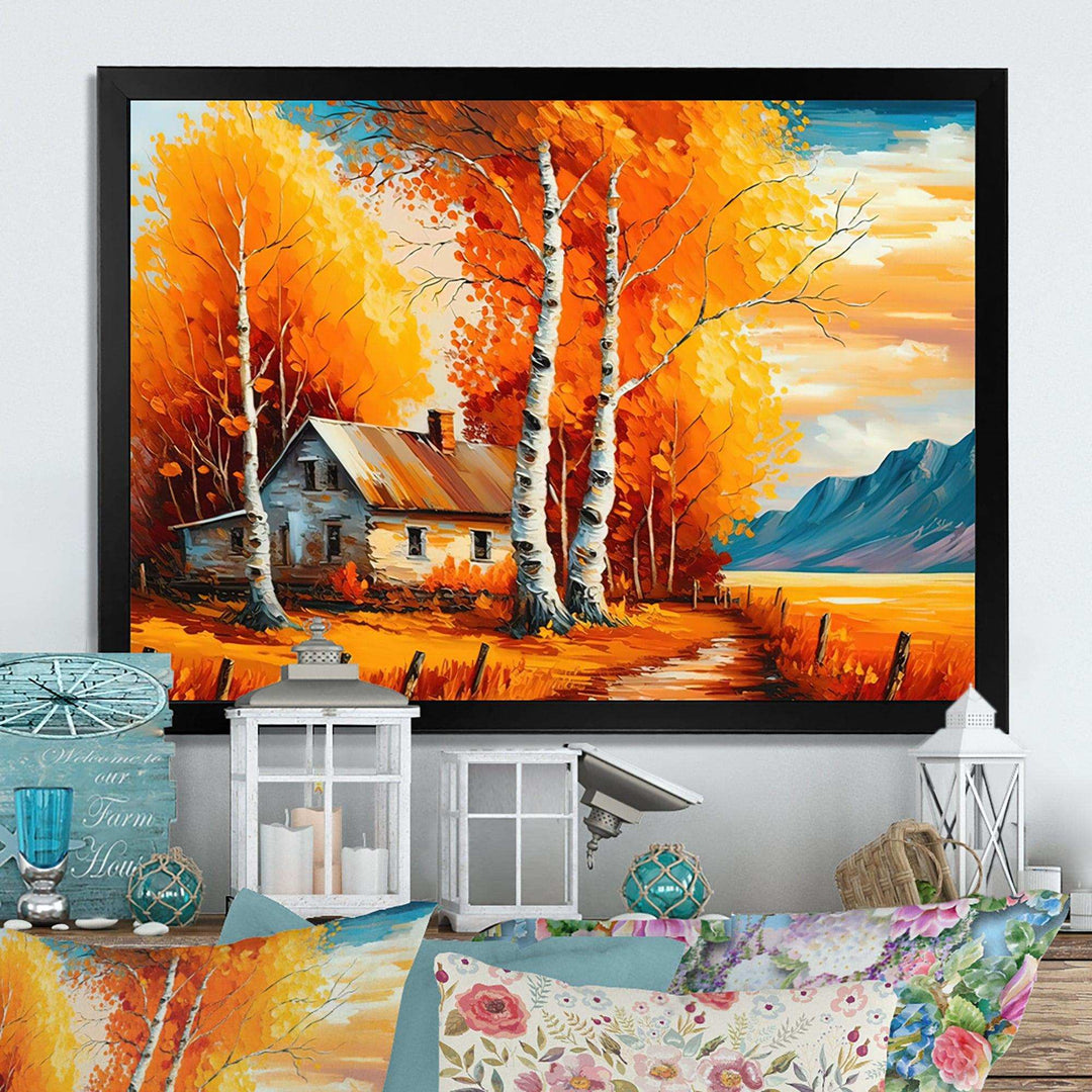 Small Cottage In Autumn III