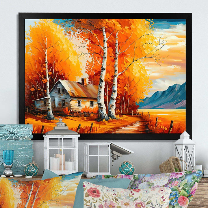Small Cottage In Autumn III