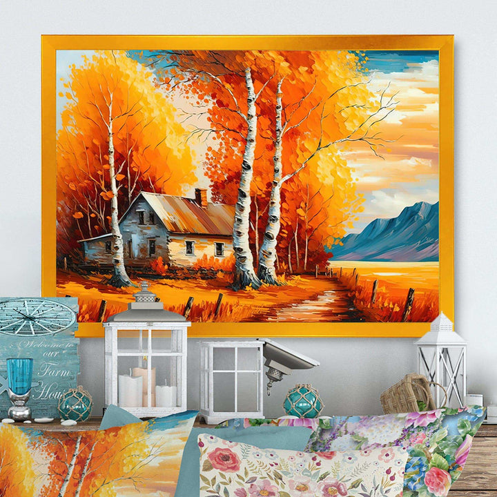 Small Cottage In Autumn III