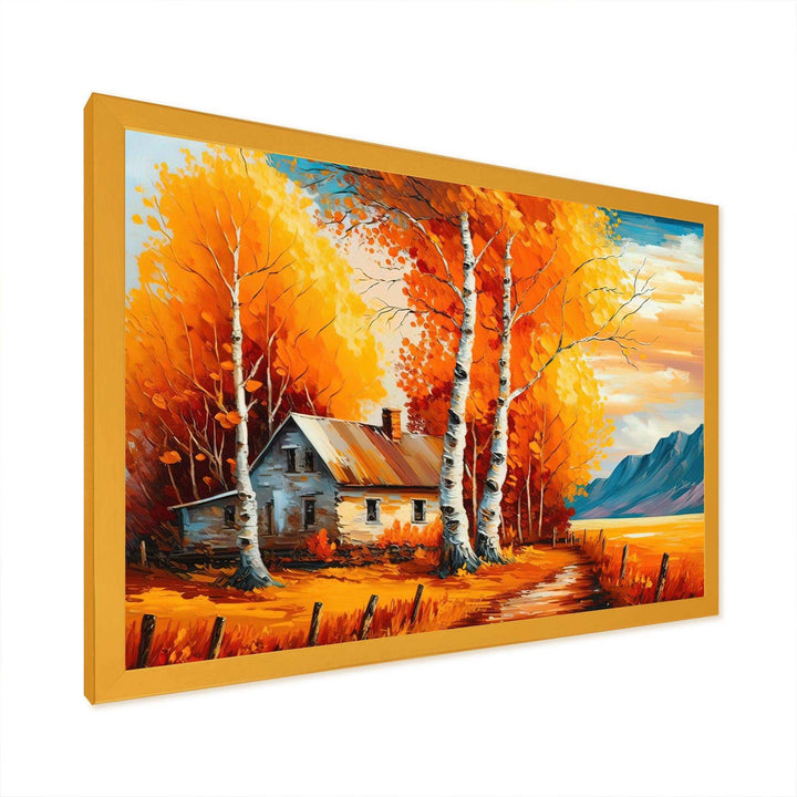 Small Cottage In Autumn III