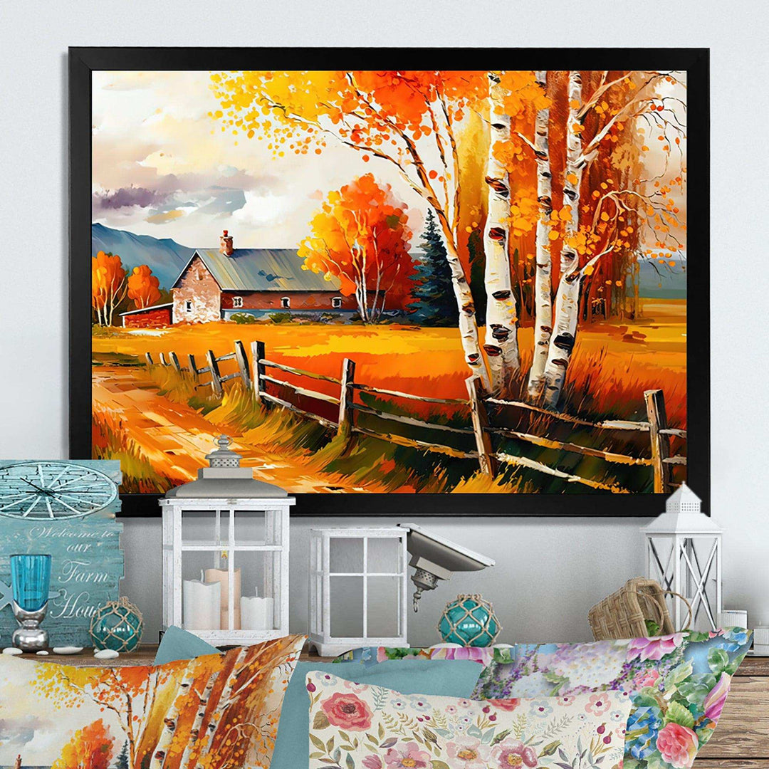 Small Cottage In Autumn IV
