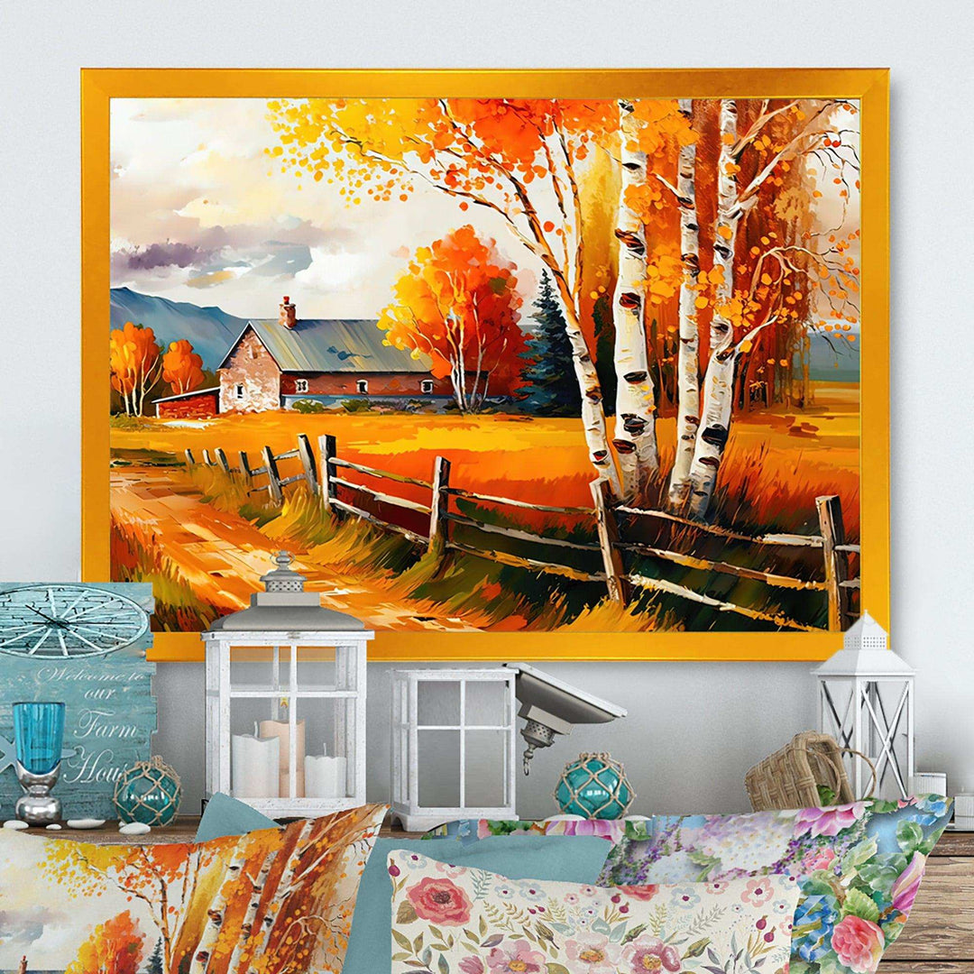 Small Cottage In Autumn IV