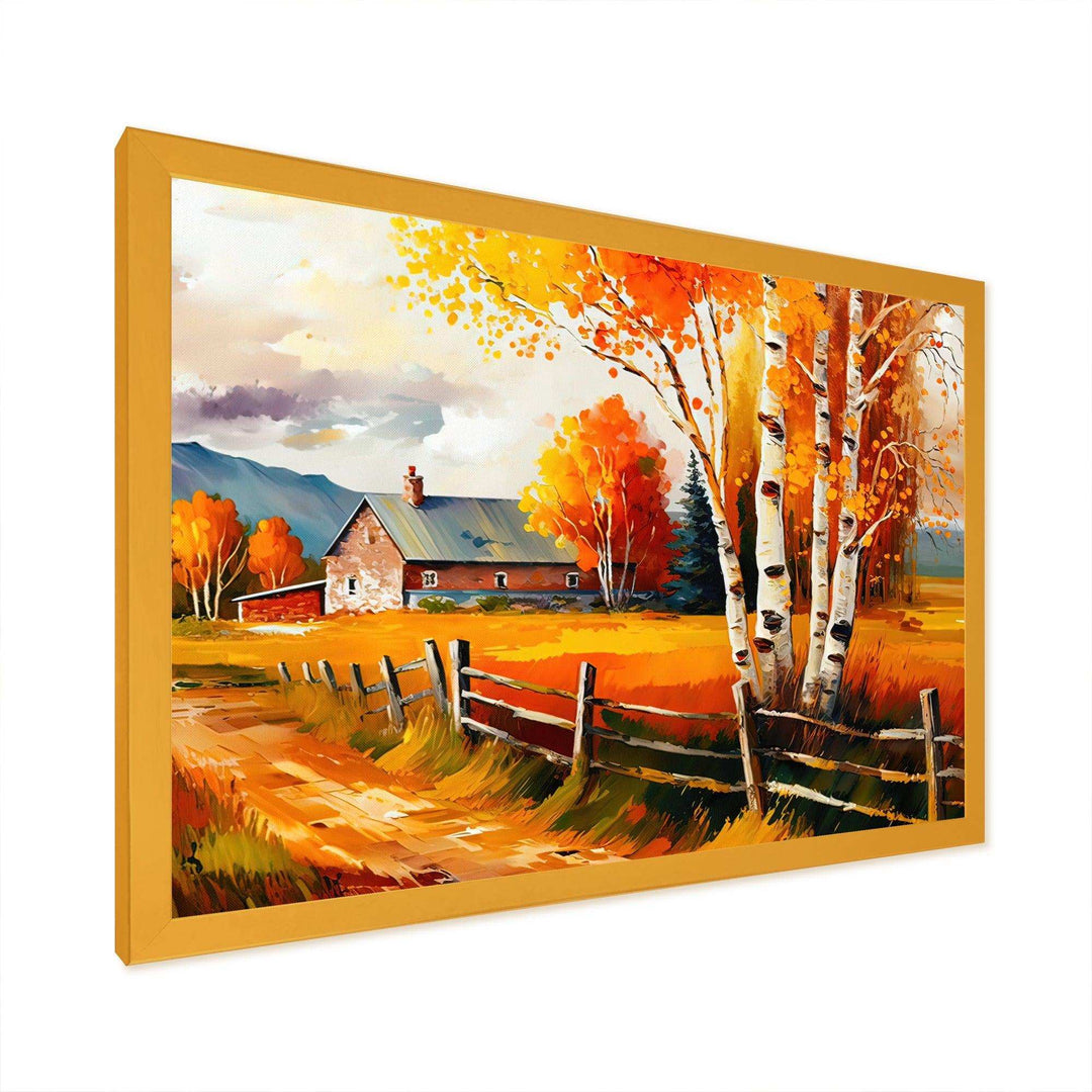 Small Cottage In Autumn IV