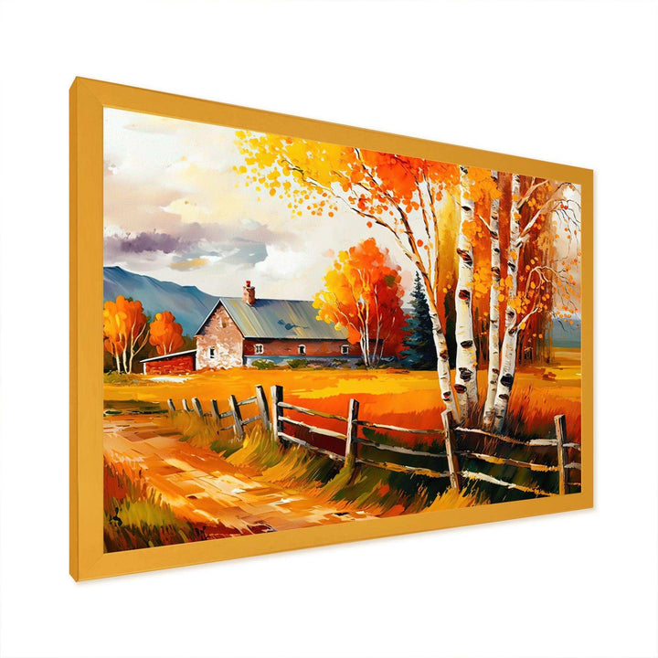 Small Cottage In Autumn IV
