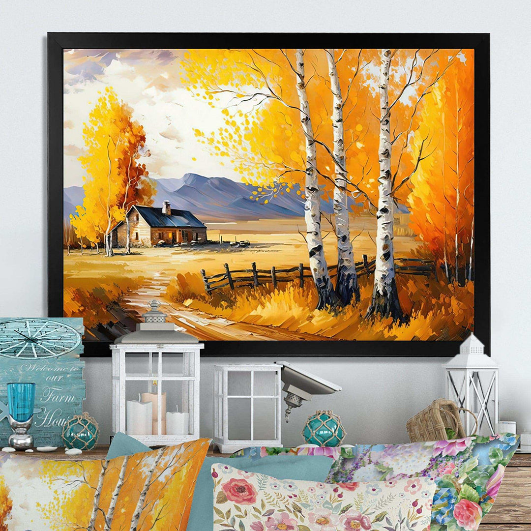 Small Cottage In Autumn V