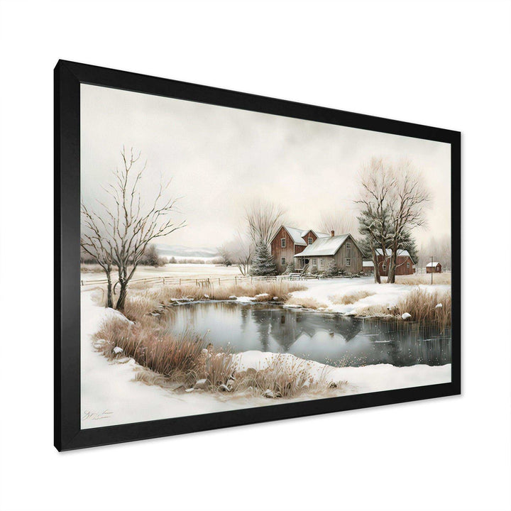 Arkansas Farm In Winter