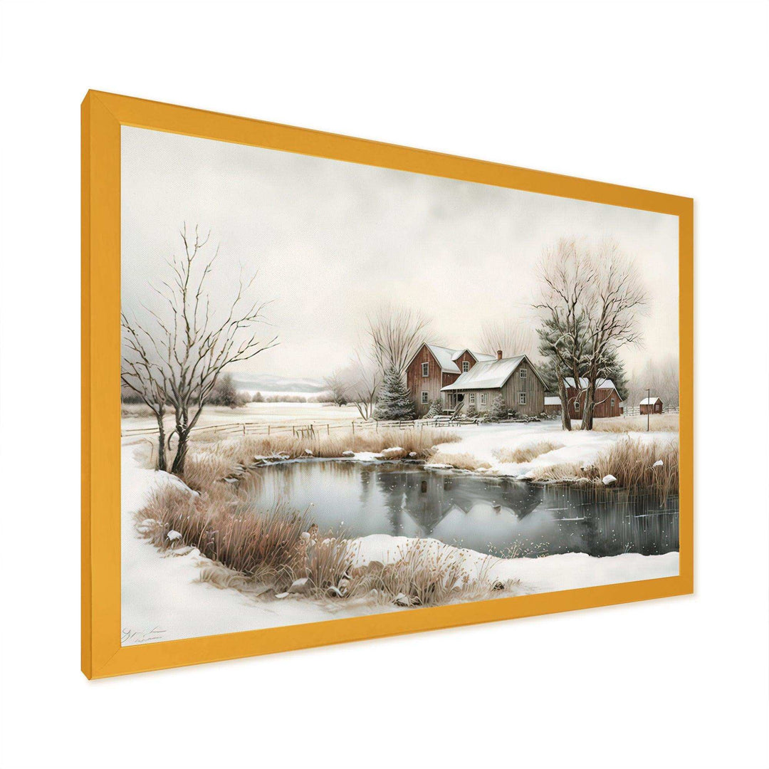 Arkansas Farm In Winter