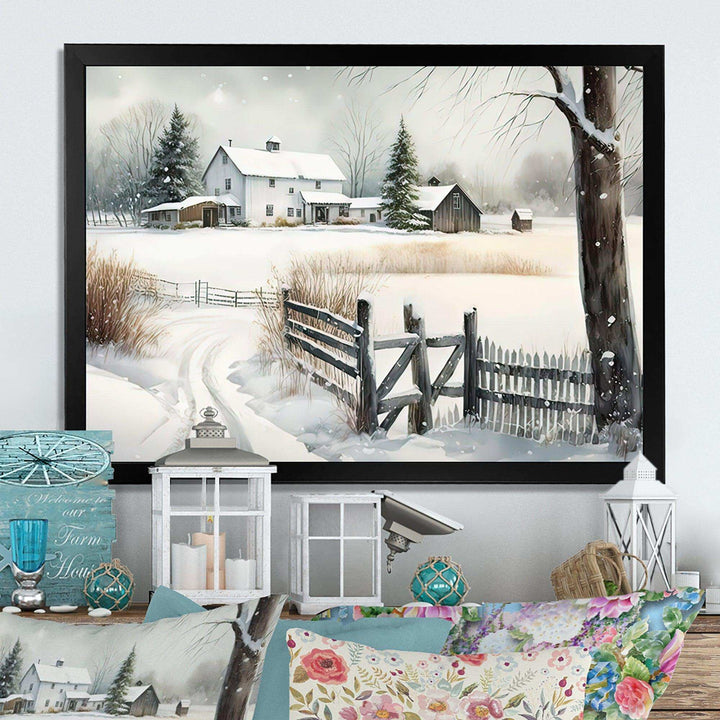 Kentucky Farm In Winter