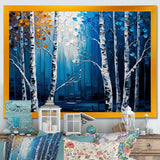 Blue Birch Forest I