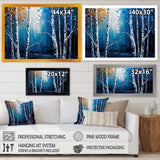 Blue Birch Forest I