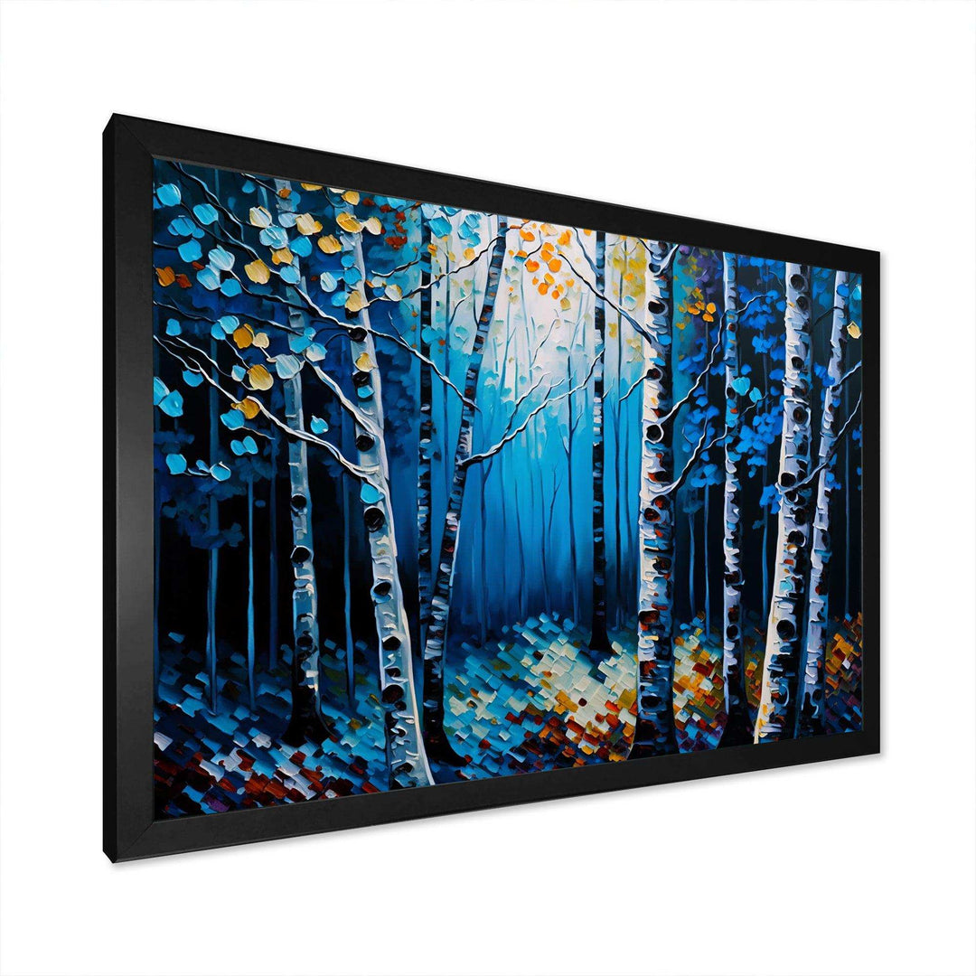Blue Birch Forest II