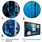 Blue Birch Forest II