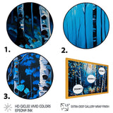 Blue Birch Forest II