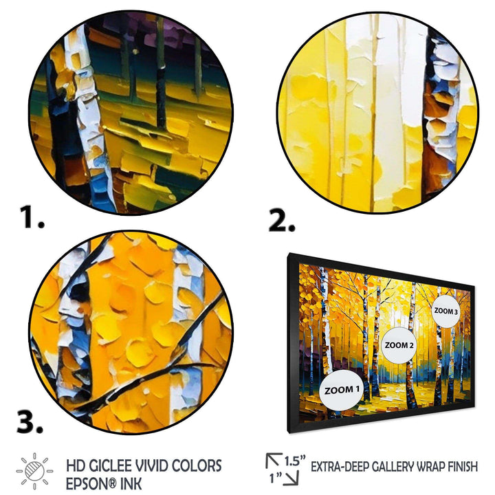 Golden Birch Woods I