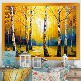 Golden Birch Woods I