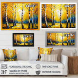 Golden Birch Woods I