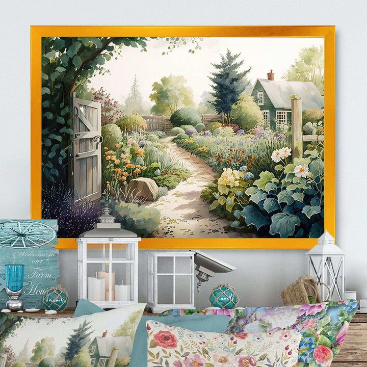 Fresh Garden At The Cottage I