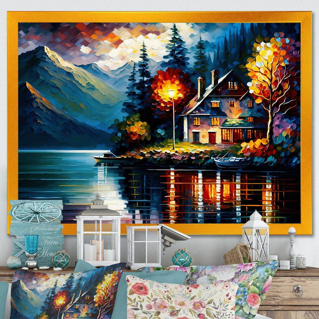 Colorful Lakehouse By The Lake I