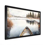 Winter Canoe Scenery II