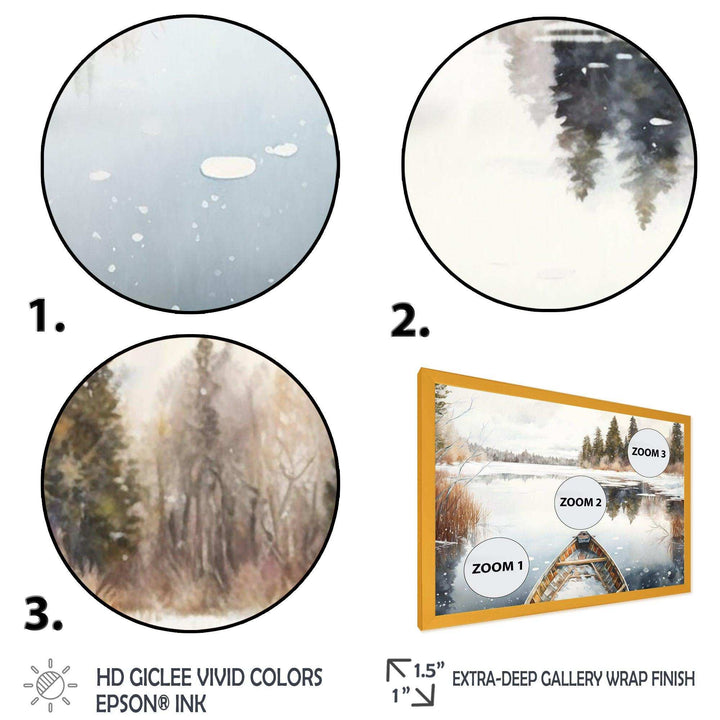 Winter Canoe Scenery II